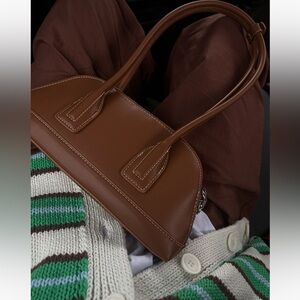 Zara Cognac Mini Shoulder Bag